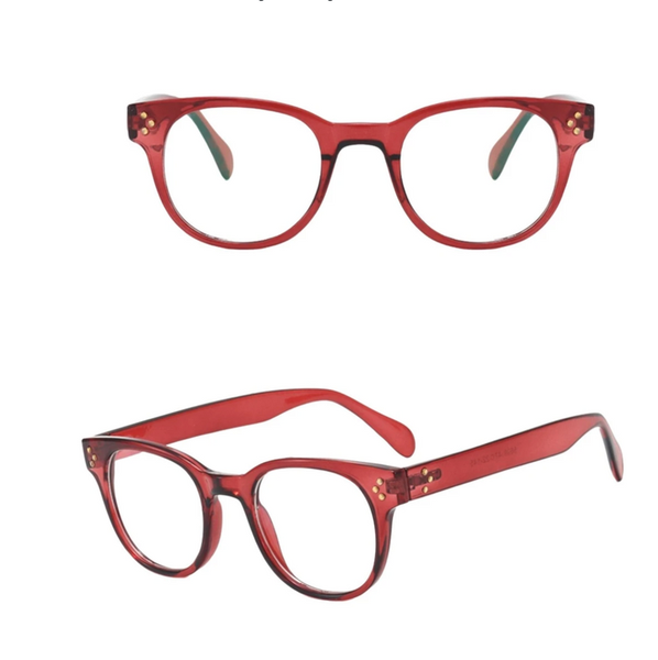 Pretty Simple - Retro Rose Blue Lightblock Glasses