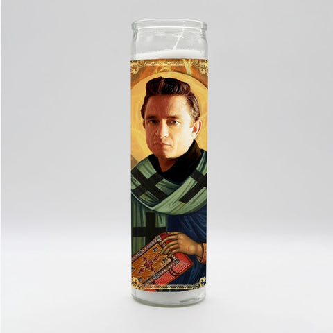 BOBBYK Saint Johnny Cash Candle