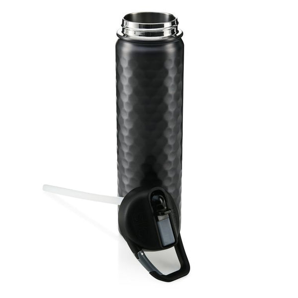 SIC Cups 27 Oz. Hammered Gunmetal Sip Beverage Bottle